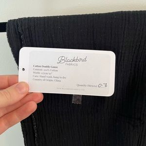 Blackbird Fabrics Cotton Double Gauze - 0.7 m remnant,
